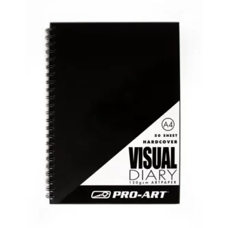 Pro-Art Hardcover Visual Diary 120Gsm A4 50 Sheets